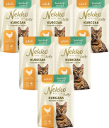 Nekko Daily Adult Hairball Mokra Karma z kurczakiem dla kota 12x85g PAKIET
