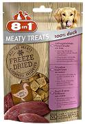 8in1 Meaty Treats Freeze Dried Przysmak z kaczką dla psa op. 50g