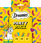 Dreamies Party Pack Snack Box Przysmaki Mix smaków dla kota 150g