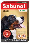 Sabunol Obroża Kolor czarny dla psa dł. 50cm