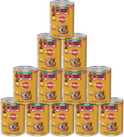 Pedigree DOG Adult Karma mokra z wołowiną (galaretka) op. 24x400g PAKIET