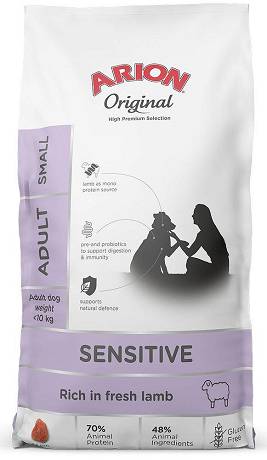 Arion Original DOG Sensitive Adult Small Lamb&Rice Karma sucha z jagnięciną op. 7.5kg + 1kg GRATIS