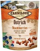 Carnilove Crunchy Ostrich with blackberries Przysmak ze strusiem i jeżynami dla psa op. 200g