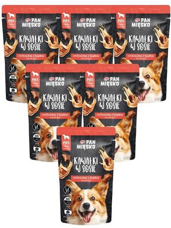 Pan Mięsko Mokra Karma z koziną  dla psa 10x150g PAKIET