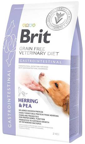 Brit Veterinary Diet DOG Gastrointestinal Herring&Pea Karma sucha ze śledziem i groszkiem op. 2kg