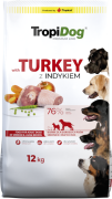Tropidog Premium Adult Turkey Sucha Karma z indykiem dla psa 12kg