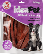 IdeaPet O! Paski Przysmak z kaczką dla psa op. 500g