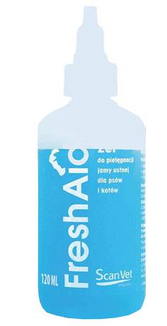 ScanVet Fresh Aid Żel do pielęgnacji jamy ustnej dla psa i kota poj. 120ml