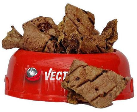 Vector-Food Płuca wołowe Przysmak dla psa op. 500g