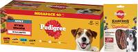 Pedigree DOG Wybór Smaków Karma mokra (galaretka) mix smaków dla psa op. 40x100g + Pedigree Ranchos Superfoods 70g GRATIS