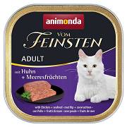 Animonda Vom Feinsten CAT Adult Karma mokra z kurczakiem i owocami morza op. 100g