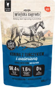 Wiejska Zagroda Hypoallergenic Mokra Karma z koniną i tuńczykiem dla kota 100g