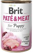Brit Pate&Meat DOG Puppy Chicken&Turkey Karma mokra z kurczakiem i indykiem op. 800g