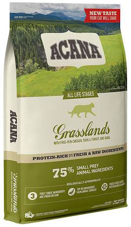 Acana CAT Grasslands Karma sucha z kaczką i kurczakiem op. 4.5kg