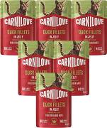 Carnilove CAT Duck Fillets in Jelly Mokra Karma z kaczką 12x85g PAKIET