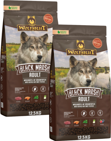 Wolfsblut DOG Adult Black Marsh Karma sucha op. 2x12.5kg DWU-PAK