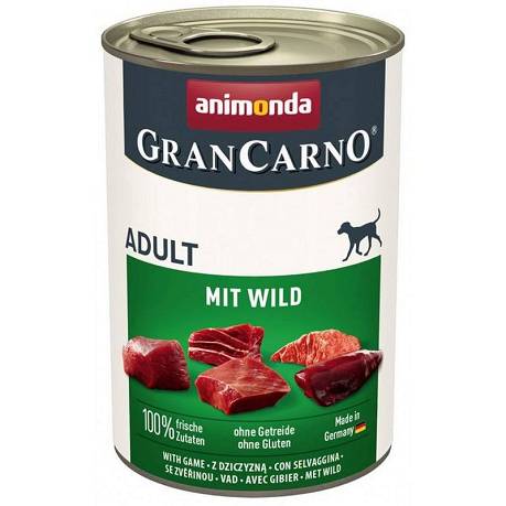 Animonda GranCarno DOG Adult Karma mokra z dziczyzną op. 400g