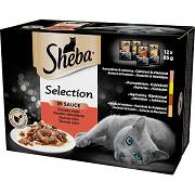 Sheba CAT Selection in Sauce Karma mokra Kolekcja soczystych smaków (sos) op. 12x85g