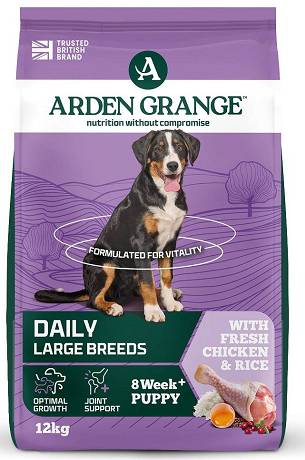 Arden Grange DOG Junior Large Chicken Karma sucha z kurczakiem op. 12kg