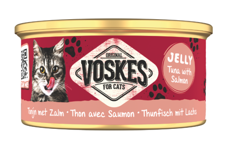 Voskes CAT Original Karma mokra z tuńczykiem i łososiem (galaretka) op. 85g