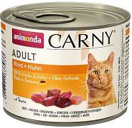 Animonda Carny CAT Adult Karma mokra z wołowiną i kurczakiem op. 200g