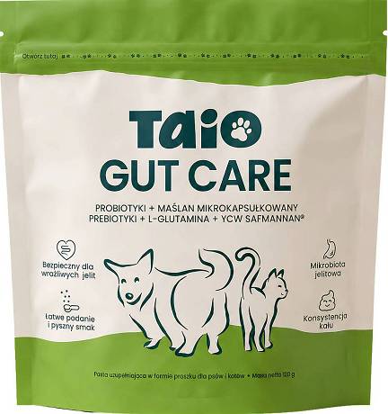 Taio Gut Care Priobiotyki + Maślan Sodu Suplement dla psa i kota 120g