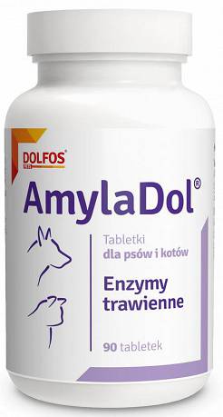 Dolfos AmylaDol enzymy trawienne dla psa i kota op. 90 tab.