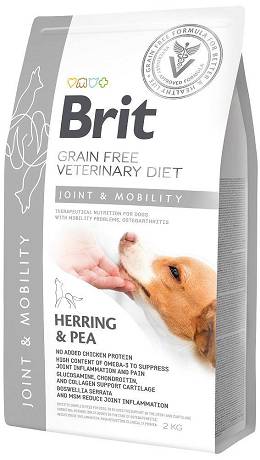 Brit Veterinary Diet DOG Joint&Mobility Herring&Pea Karma sucha ze śledziem i groszkiem op. 2kg