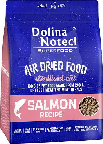 Dolina Noteci Superfood Adult Suszona Karma z łososiem dla kota 1kg