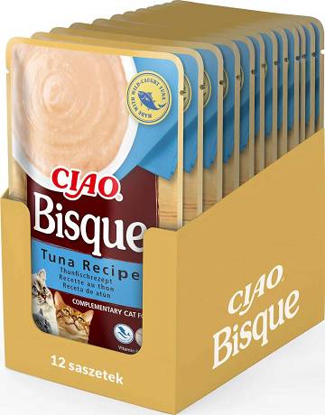 Inaba Ciao Bisque Tuna Recipe Karma dla kota 12x40g PAKIET