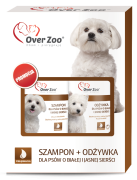 Over Zoo Zestaw Szampon poj. 250ml + odżywka poj. 240ml do białej i jasnej sierści dla psa