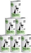 Paka Zwierzaka Pies PEPE Wild Boar Mokra karma z dzikiem 6x400g PAKIET