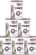 John Dog for Cats Adult 99 MENU Turkey Mokra Karma z indykiem dla kota 6x400g PAKIET