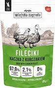 Wiejska Zagroda Hypoallergenic Mokra Karma Fileciki z kaczką i kurczakiem dla kociąt 85g