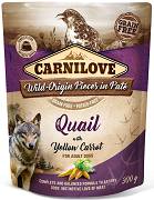 Carnilove DOG Adult Quail&Yellow Carrot Mokra karma z przepiórką op. 300g
