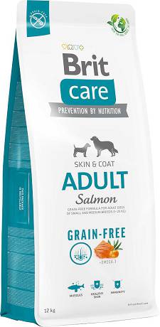 Brit Care DOG Adult Grain-Free Salmon Karma sucha z łososiem op. 12kg