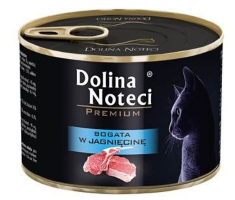 Dolina Noteci Premium CAT Karma mokra z jagnięciną op. 185g