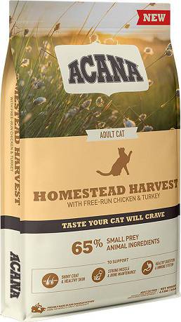 Acana CAT Adult Homestead Harvest Karma sucha z kurczakiem, indykiem i kaczką op. 4.5kg