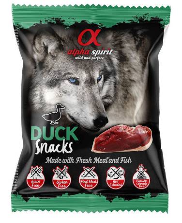 Alpha Spirit Duck Snacks Przysmak z kaczką dla psa op. 50g