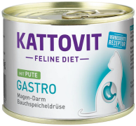 Kattovit CAT Feline Diet Gastro (Pute) Karma mokra z indykiem op. 185g