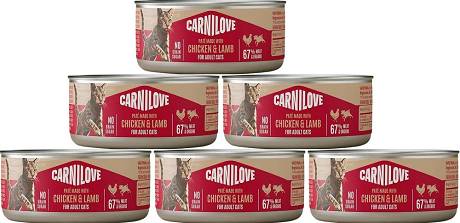 Carnilove CAT Chicken&Lamb Pate Mokra Karma z kurczakiem i jagnięciną 12x100g PAKIET