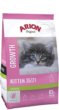 Arion Original CAT Kitten 35/21 Chicken Karma sucha z kurczakiem op. 2kg