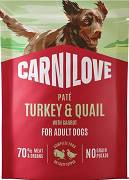 Carnilove DOG Adult Turkey&Quail Mokra Karma z indykiem i przepiórką 300g