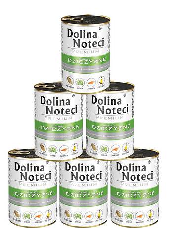 Dolina Noteci Premium DOG Adult Karma mokra z dziczyzną op. 12x400g PAKIET