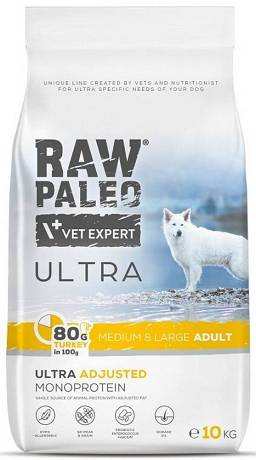 VetExpert Raw Paleo Ultra Mini Puppy Turkey Sucha Karma z indykiem dla szczeniaka 2kg