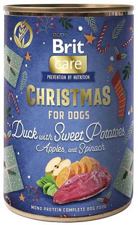 Brit Mono Protein DOG Christmas Duck Mokra Karma z kaczką dla psa 400g