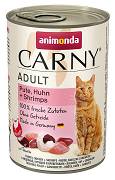 Animonda Carny CAT Adult Karma mokra z wołowiną, indykiem i krewetkami op. 400g