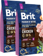 Brit Premium by Nature DOG Junior Small Karma sucha op. 2x8kg DWU-PAK
