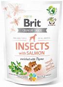 Brit Care Crunchy Snack Cracker Insect&Salmon Przysmak z białkiem owadów i łososiem dla psa op. 200g