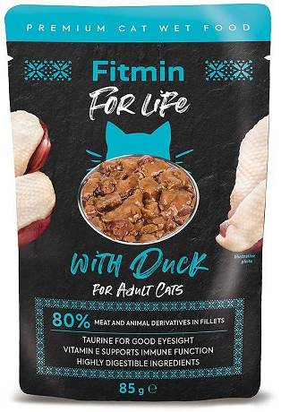 Fitmin CAT Adult with Duck Karma mokra z kaczką op. 85g